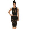 Partyjurk open mesh zwart Partyjurk open mesh zwart