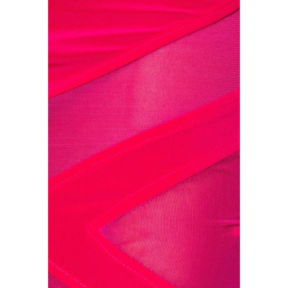 Partyjurk open mesh roze