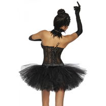Tutu petticoat zwart