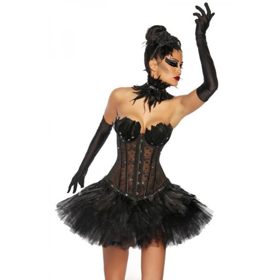Zwarte zwaan corset