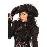 Piratenhoed zwart