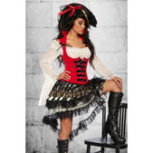 Piraten kostuum vrouw