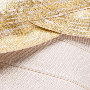 Shapedress goud smalle bandjes