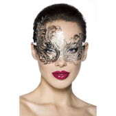 Extravagant metalen masker zilver