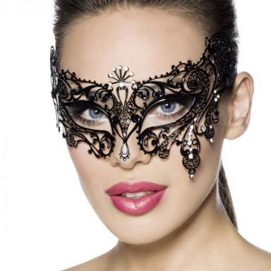Metalen masker barokstijl