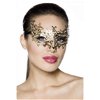 Verleidelijk metalen masker goud Verleidelijk metalen masker goud