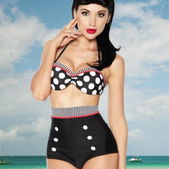Vintage push-up bikini