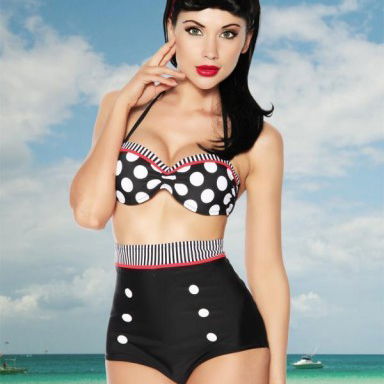 Vintage push-up bikini