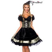 Premium Dirndl van jacquard stof