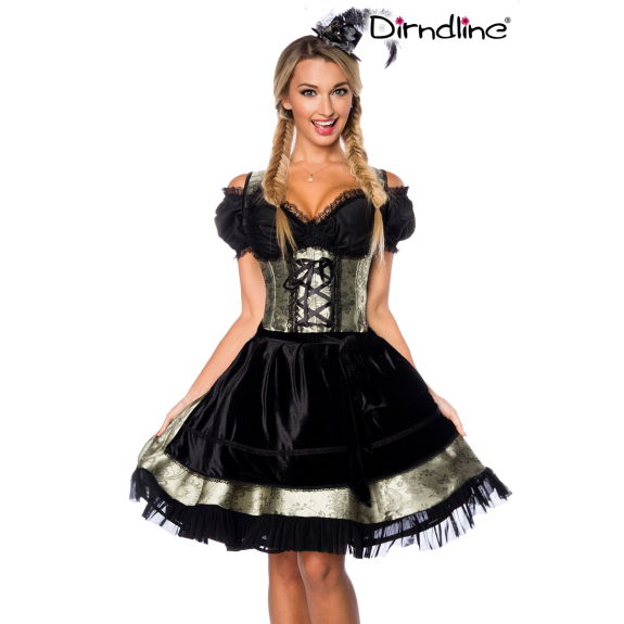 Premium Dirndl van jacquard stof