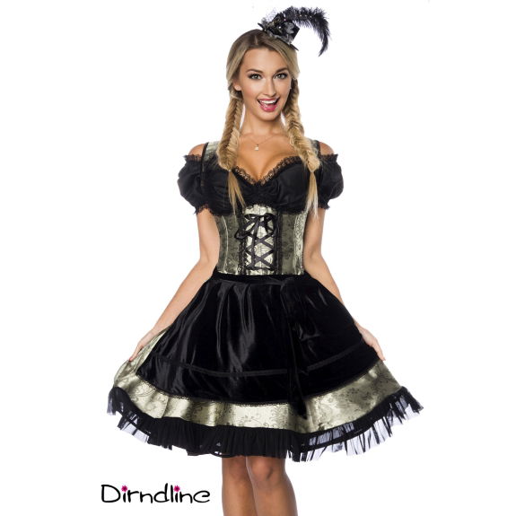 Premium Dirndl van jacquard stof