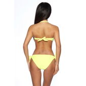 Neongele haltermonokini