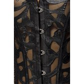Sexy corset met gaaspatroon