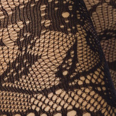 Panty zwart kant