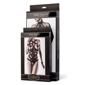 4-delige corset met jarretel set