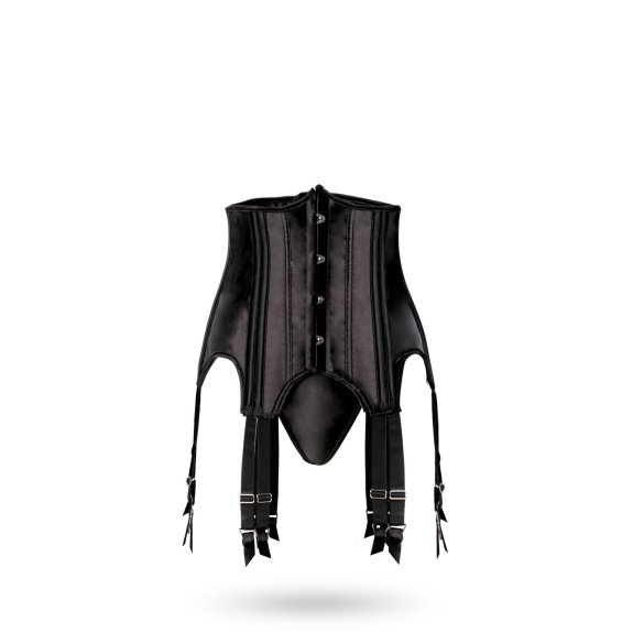 4-delige corset met jarretel set