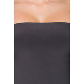 Strapless top grijs