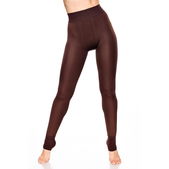 Warme bruine legging