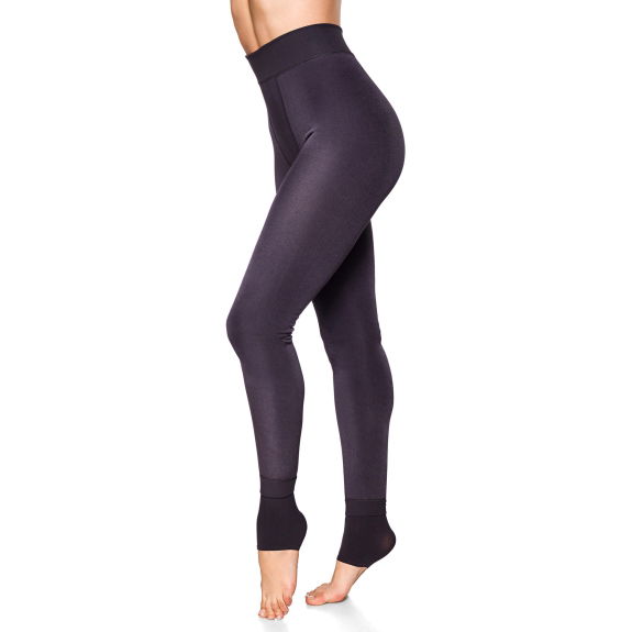 Warme grijze legging