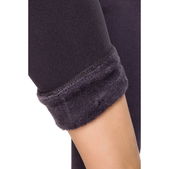 Warme grijze legging