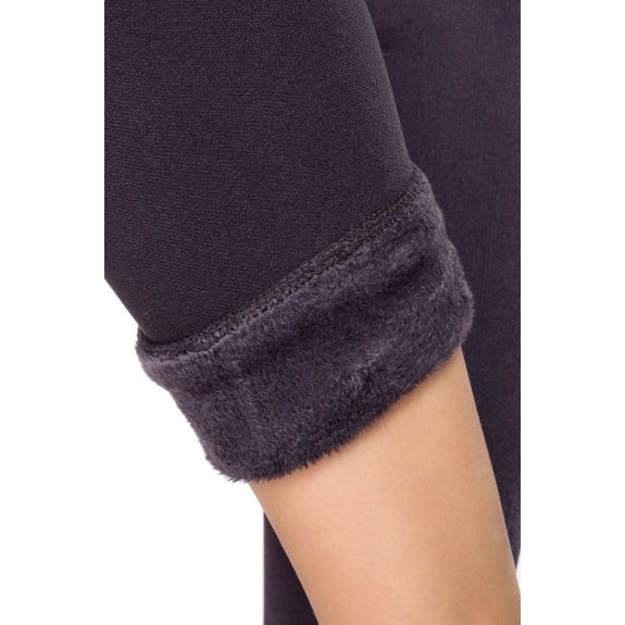 Warme grijze legging