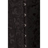 Zwart corset met barok patroon