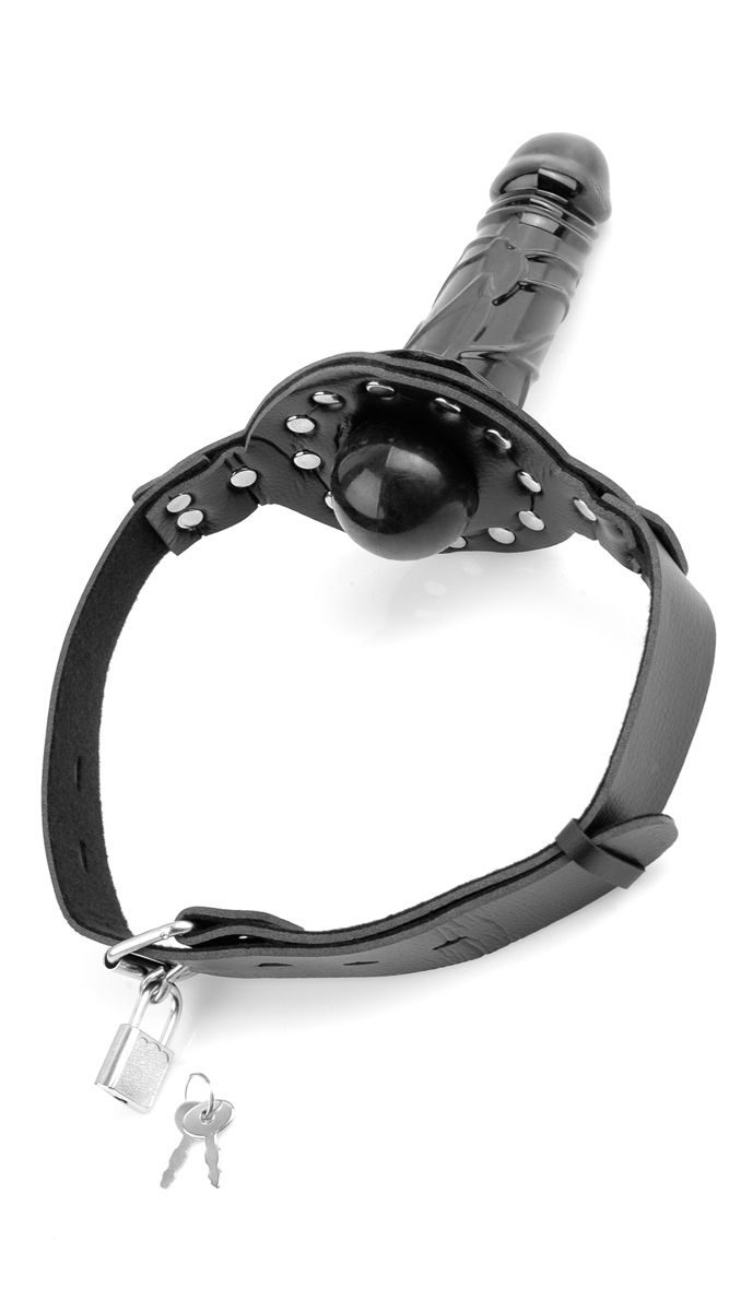 Deluxe Ball Gag Met Dildo - afbeelding 2