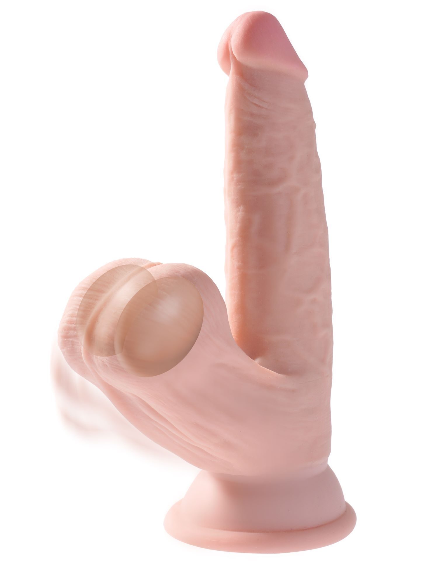King Cock Plus Realistische Dildo Met Bewegende Balzak -