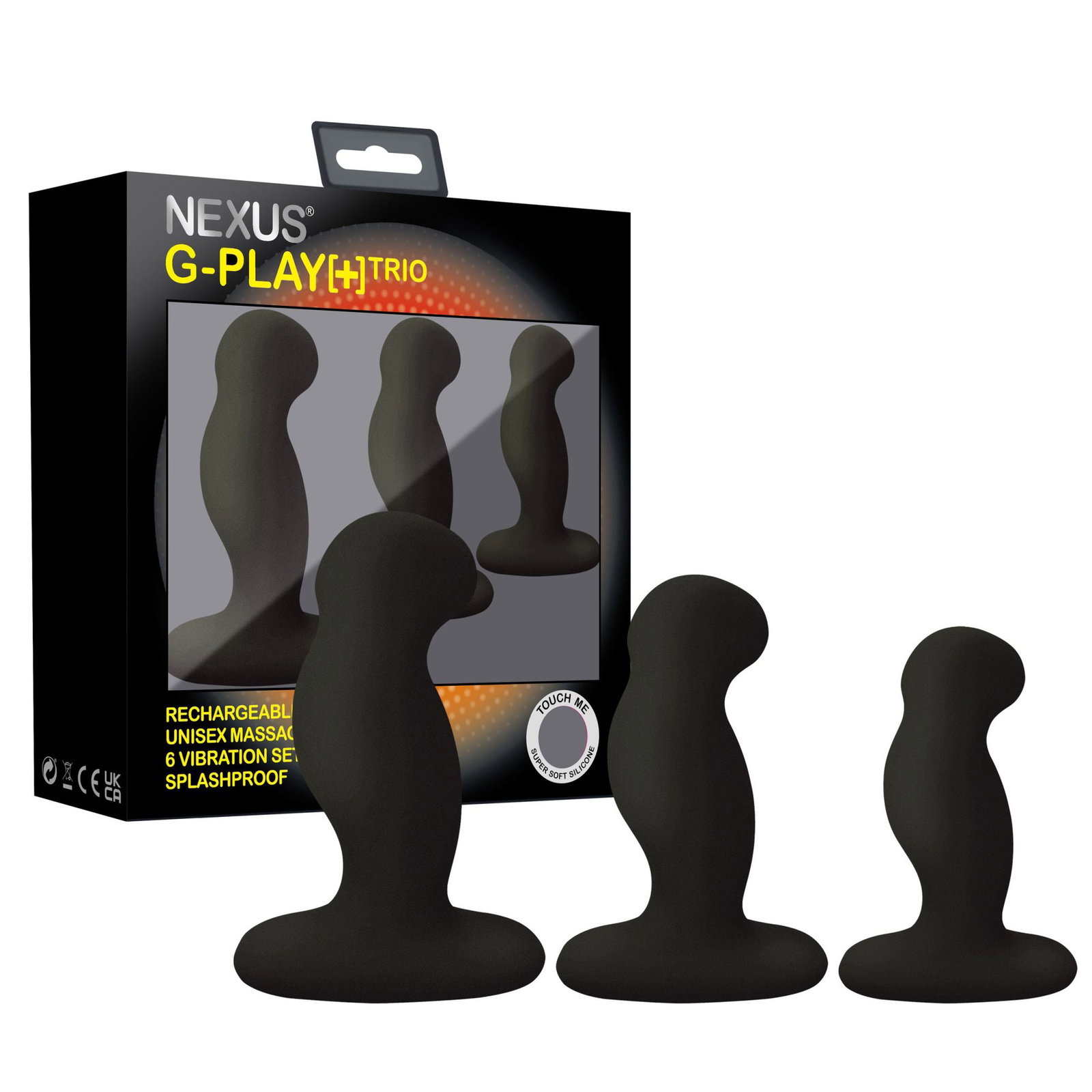 Nexus - G-Play Trio Plus Unisex Vibrator Pack - S/M/L -