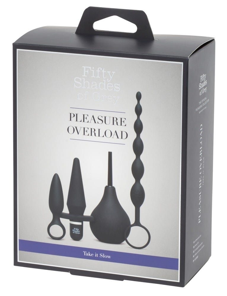 Fifty Shades of Grey – Pleasure Overload Anale Set – Beg - afbeelding 7