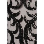 Mini-jurk barok print