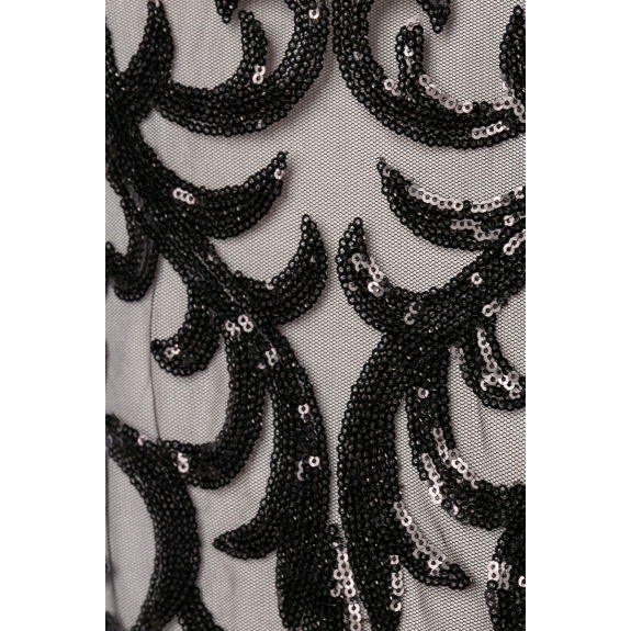 Mini-jurk barok print