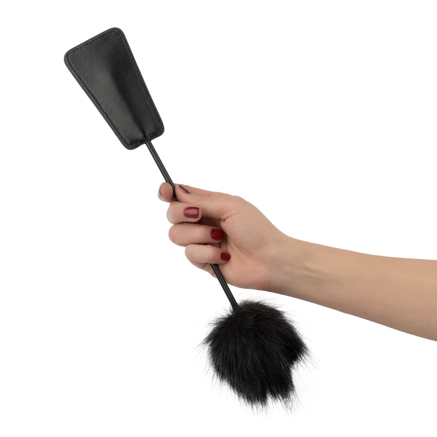 Easytoys Fetish - Fluffy Kietelaar en Zweepje in 1 - Zwa - afbeelding 2