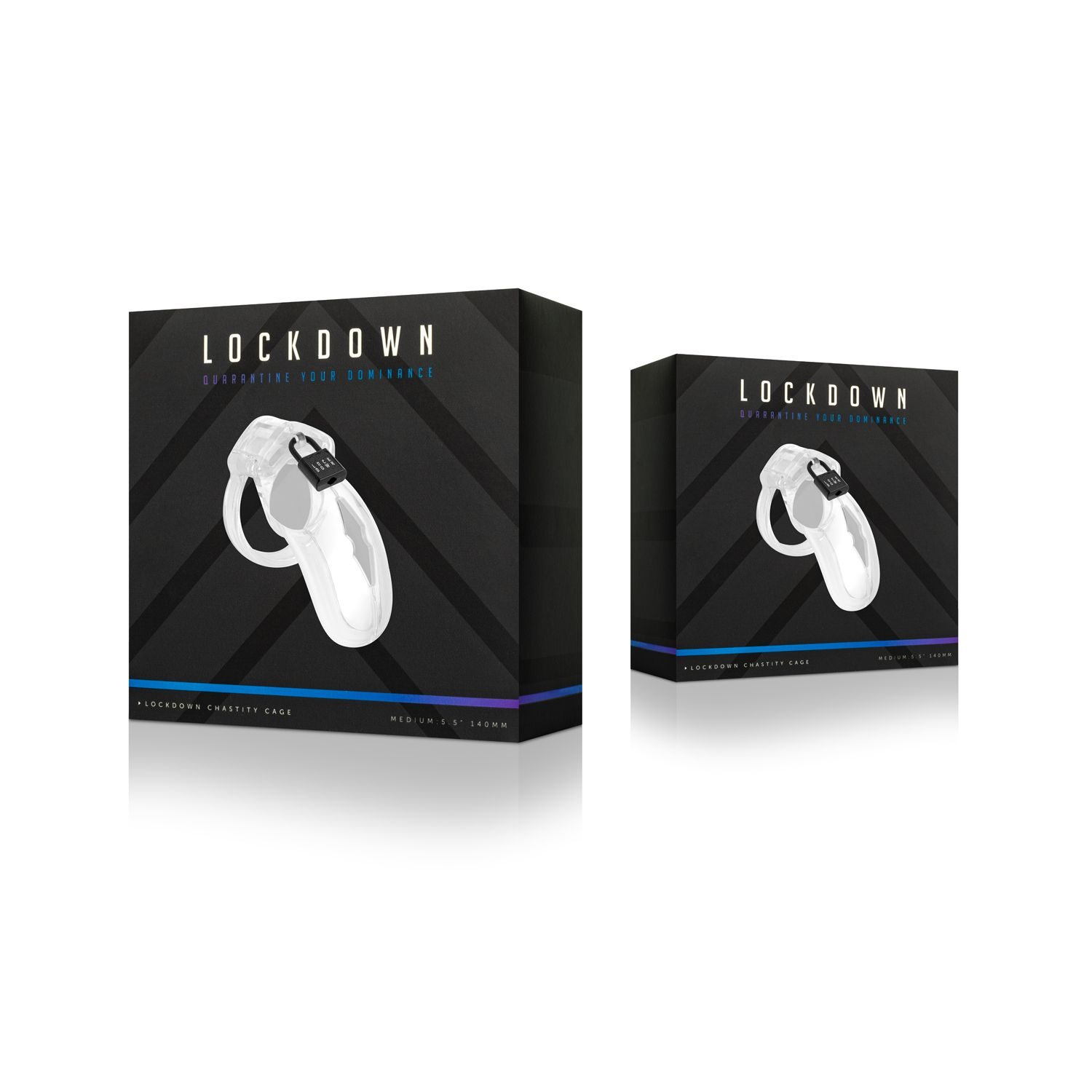 Lockdown Kuisheidskooi Transparant - Medium - afbeelding 10