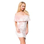fluwelen jurk roze fluwelen jurk roze