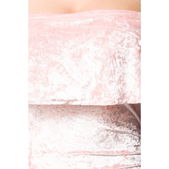 fluwelen jurk roze