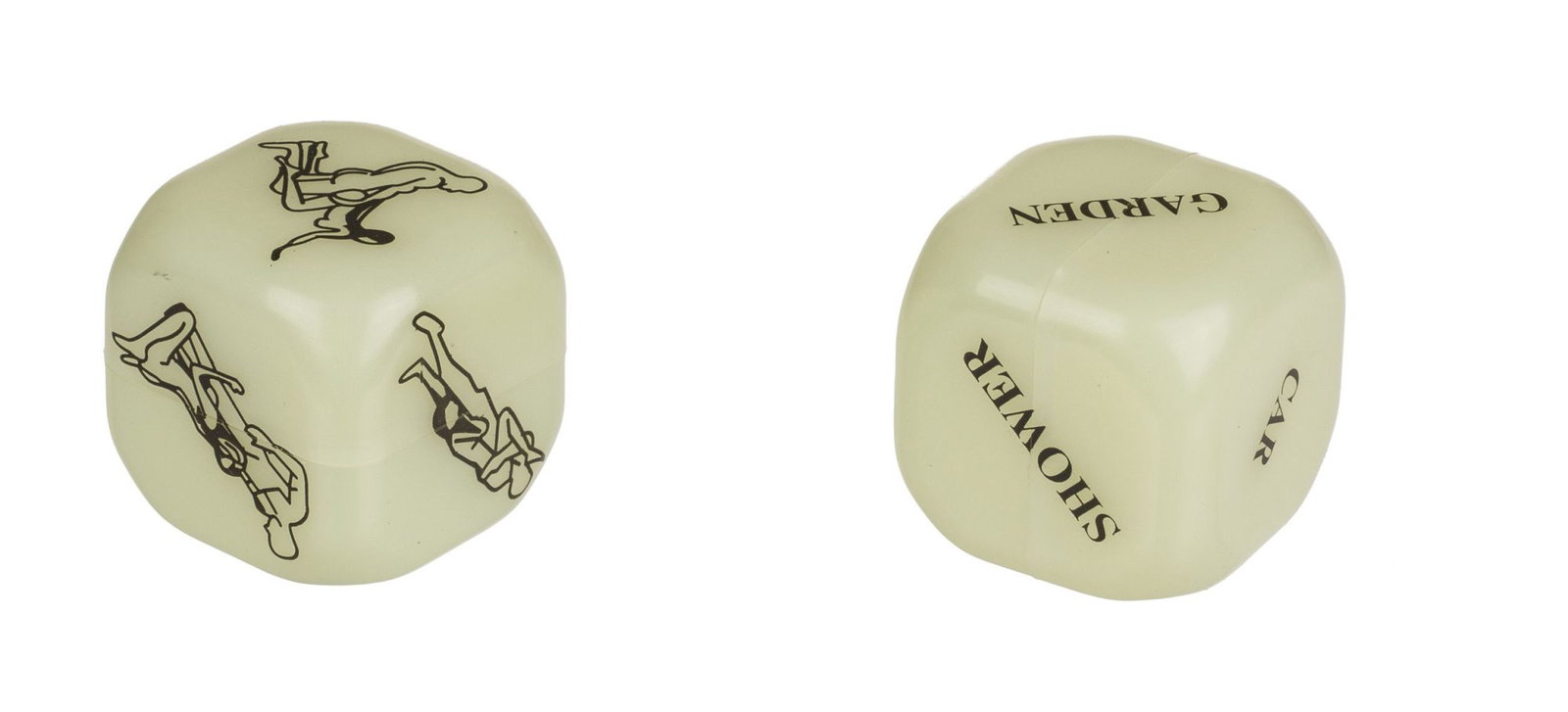 Love Dice Kamasutra Glow in the Dark Set - Engelse versi - afbeelding 2