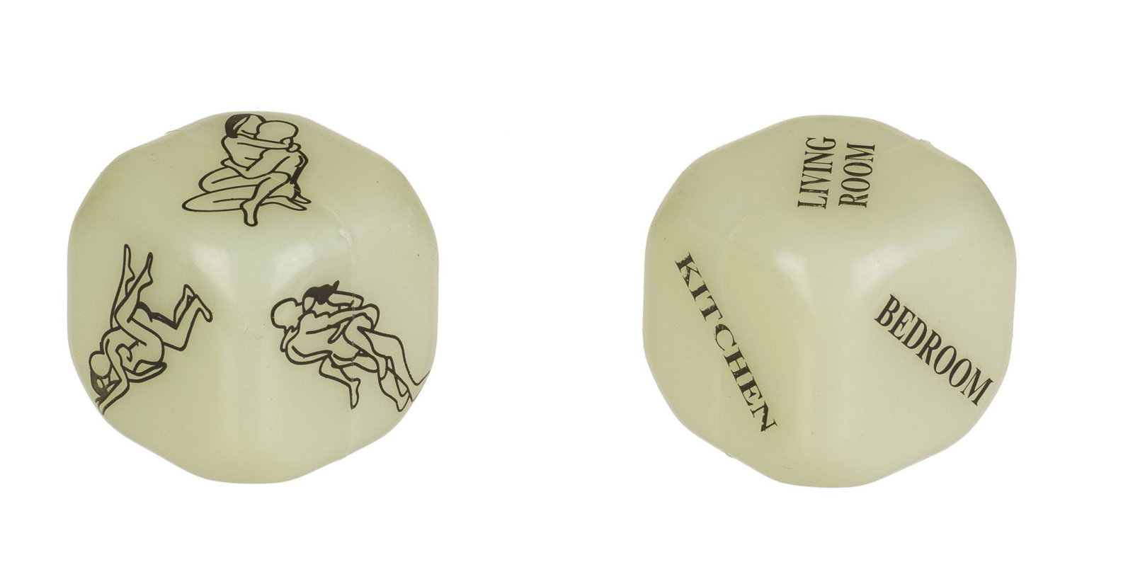 Love Dice Kamasutra Glow in the Dark Set - Engelse versi - afbeelding 4
