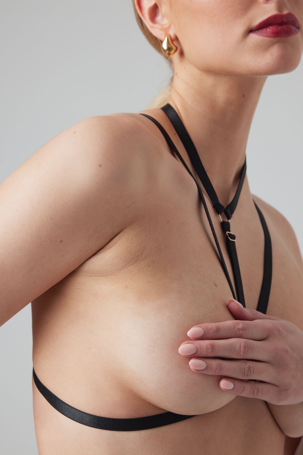 Christine - Strappy Harness Bralette Secret Love- black - afbeelding 4