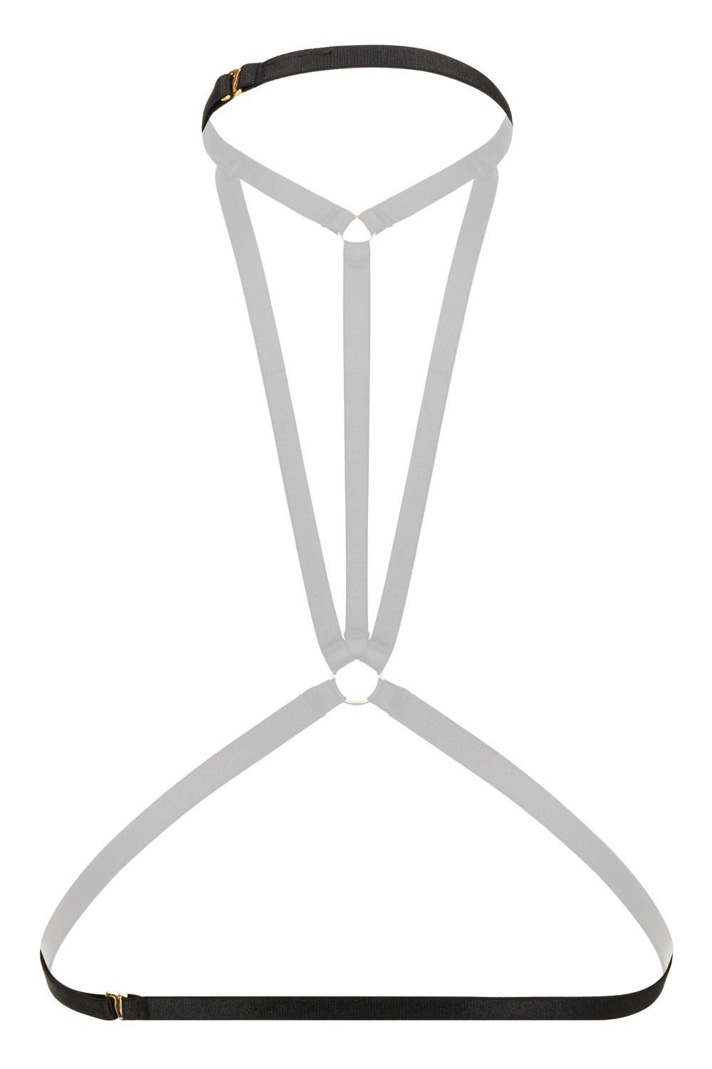 Christine - Strappy Harness Bralette Obsession - zwart - afbeelding 7