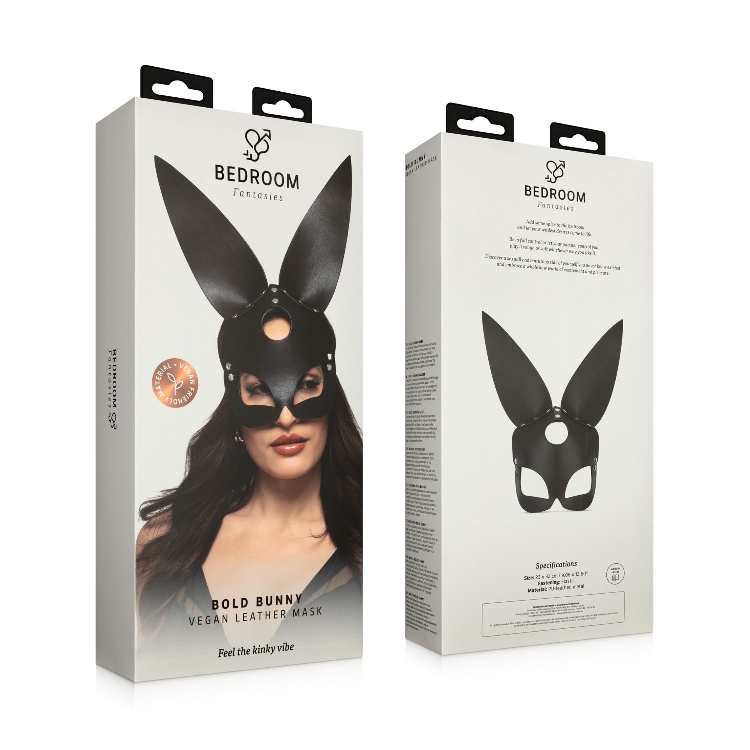 Bedroom Fantasies - Bold Bunny Masker - Zwart - afbeelding 3