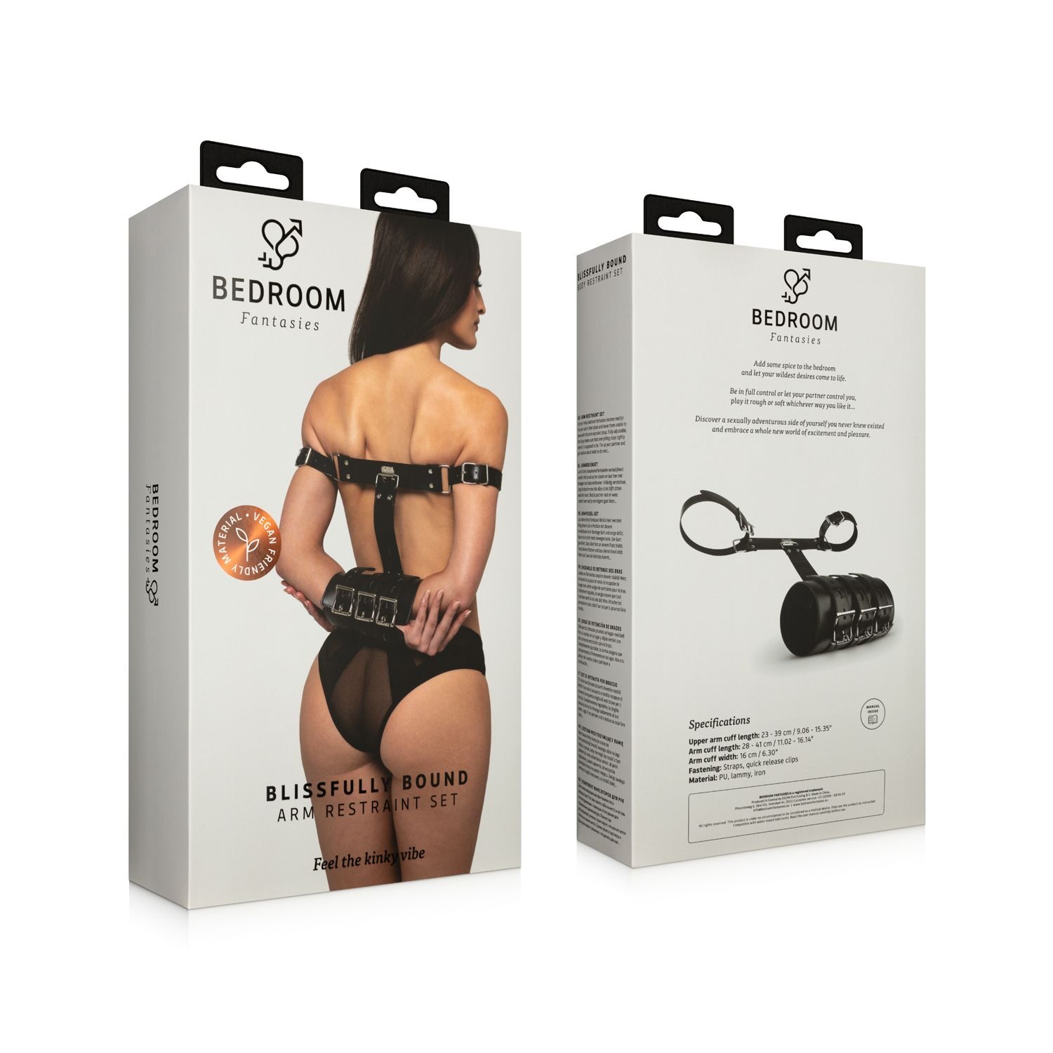 Bedroom Fantasies - Blissfully Bound Armboeien-Set - Zwa - afbeelding 6