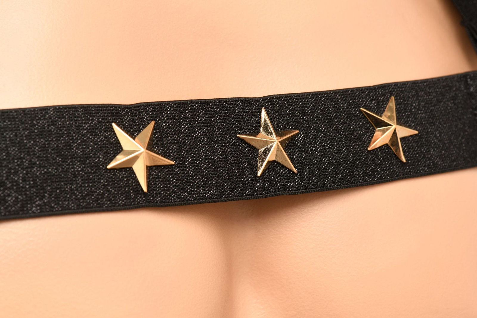 XR Brands - Borstharnas met Armbanden - Zwart - afbeelding 6