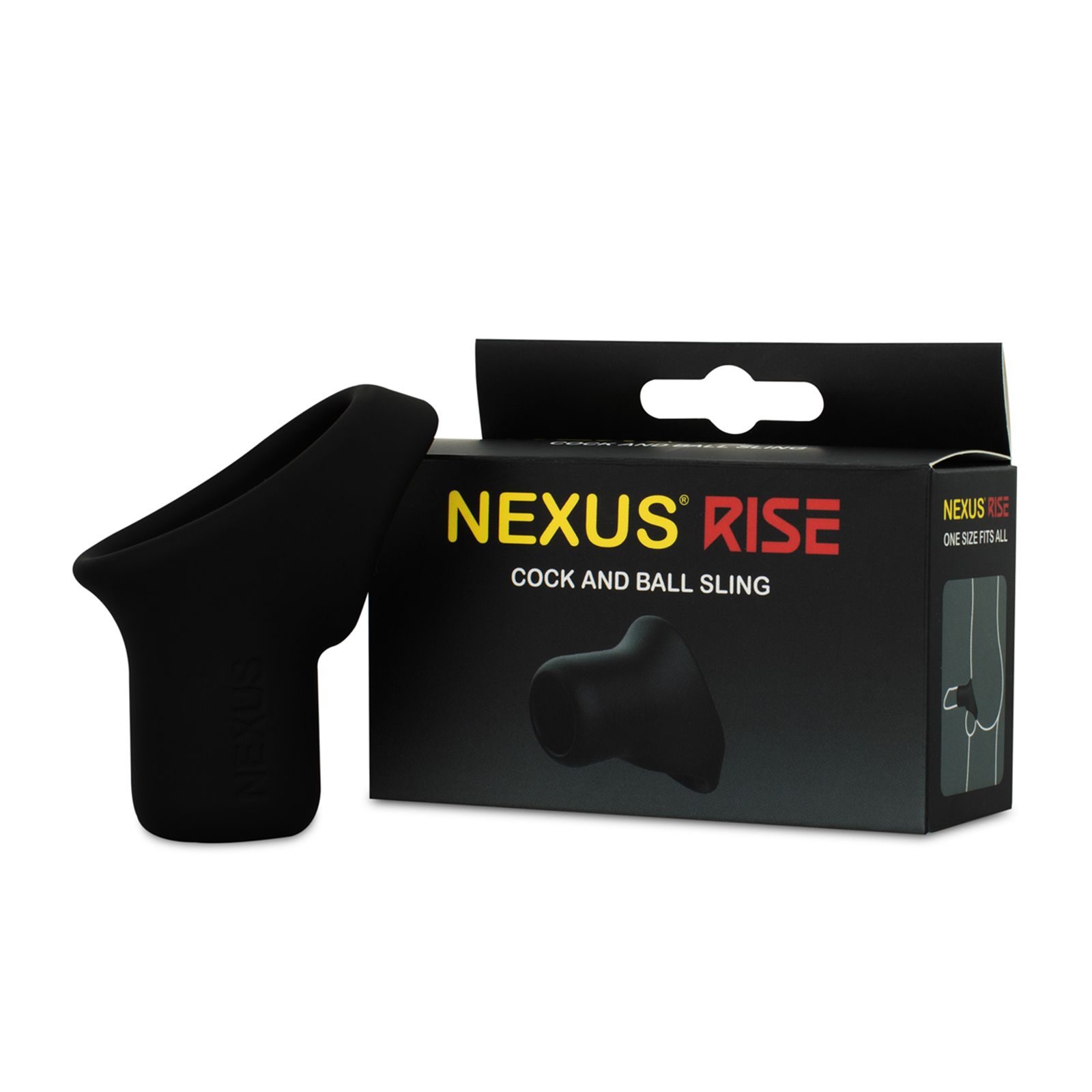 Nexus - RISE Siliconen Cock en Balls houder - Zwart - afbeelding 4