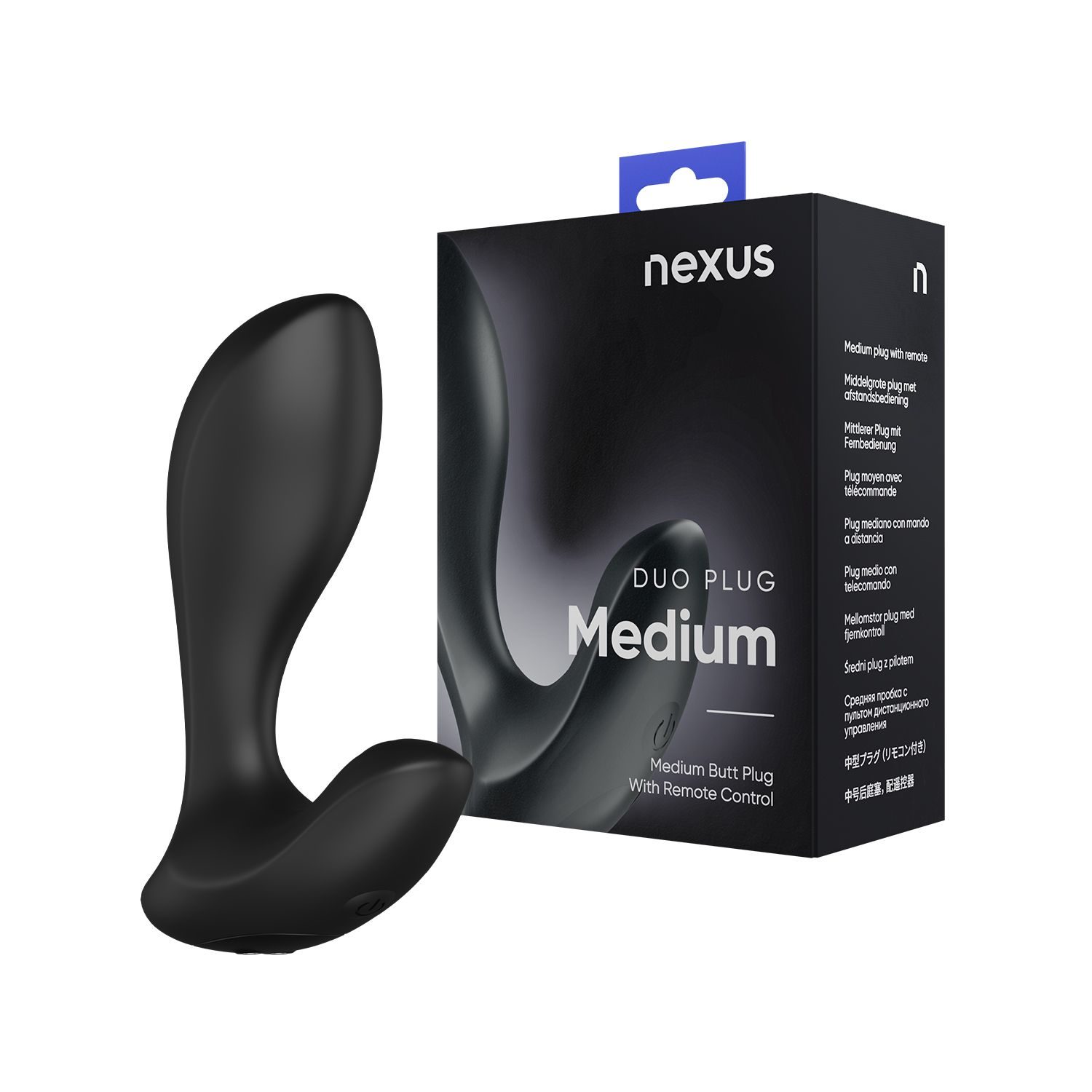 Nexus - Duo Remote Control Beginner Butt Plug Medium - Z