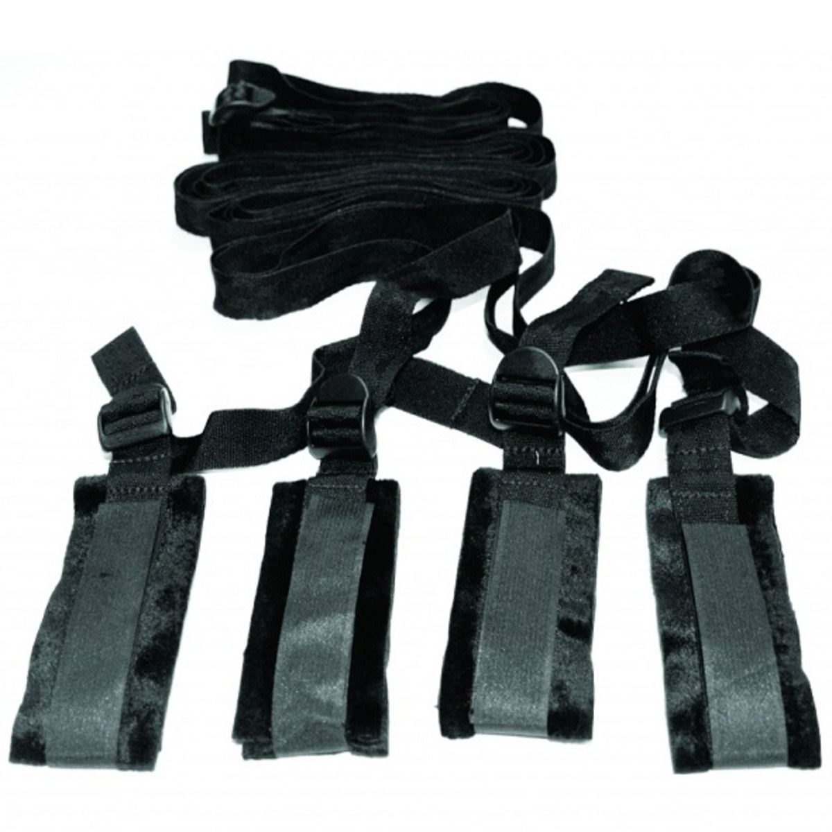 Sportsheets – S&M Bed Bondage Restraint Kit – Zwart