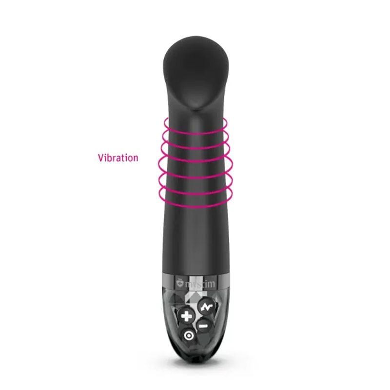 Mystim - Right On Ron eStim Vibrator Zwart - afbeelding 2