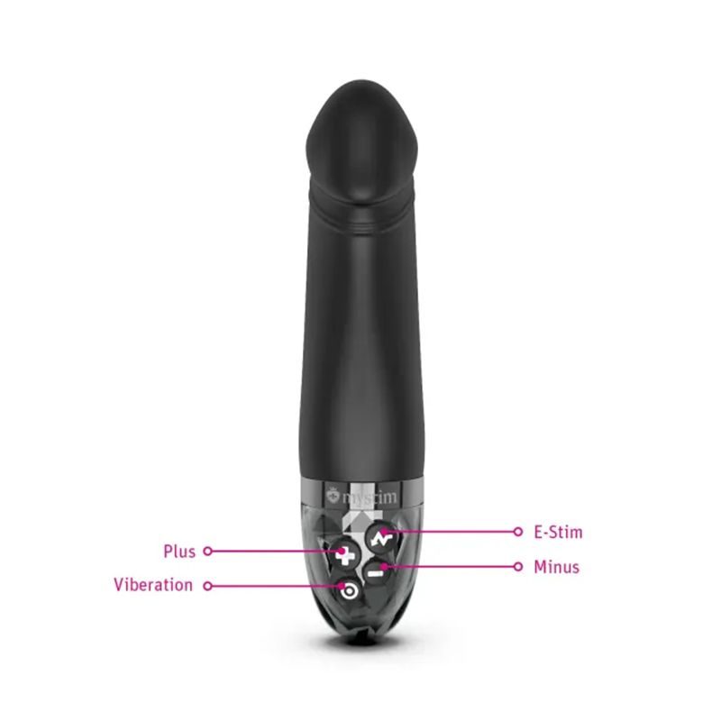 Mystim - Real Deal Neal eStim Vibrator Zwart - afbeelding 3