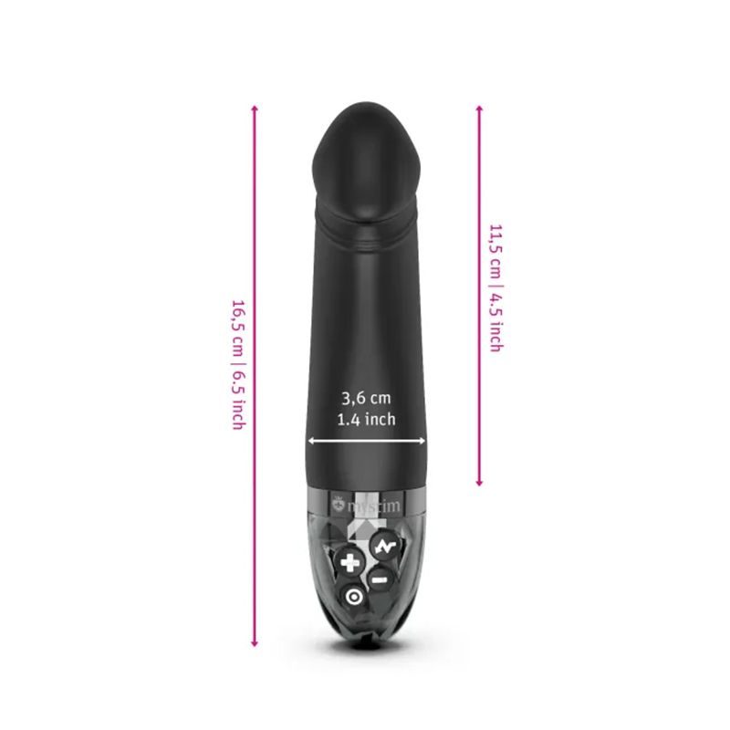 Mystim - Real Deal Neal eStim Vibrator Zwart - afbeelding 5