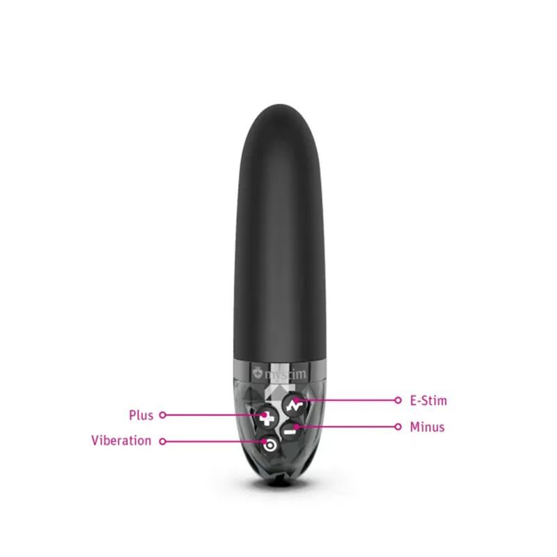 Mystim - Sleak Freak eStim Vibrator Zwart - afbeelding 4